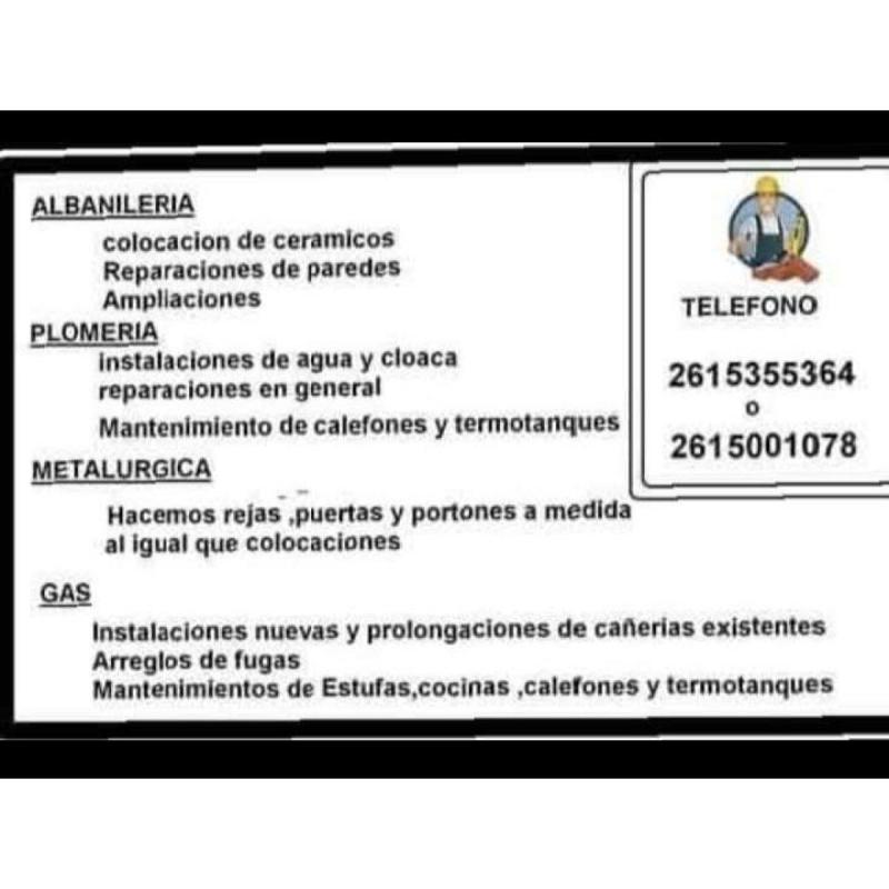 Albañilería en general