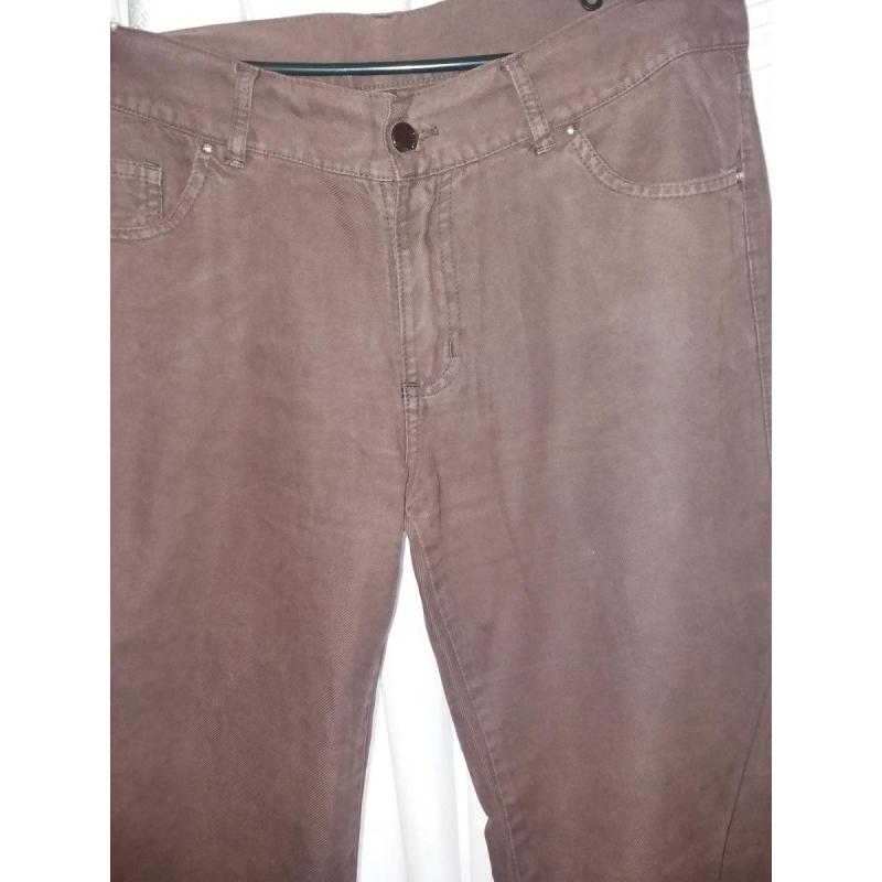 Pantalon Mujer Jean MarrÓn