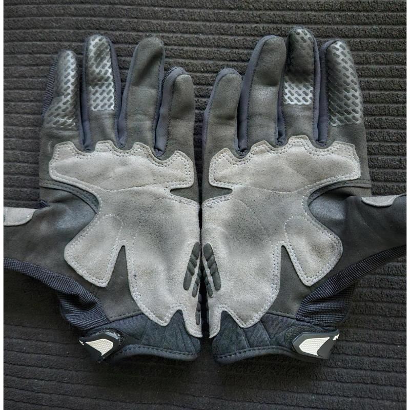 Guantes Moto FOX - Bomber Black c/protecciónes - 2