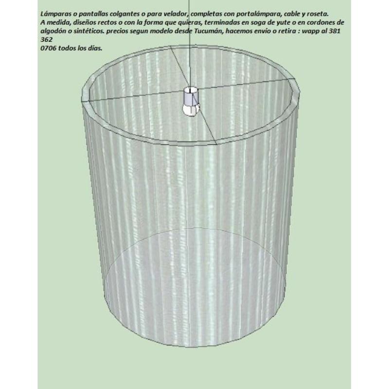 pantallas, armazones, para lámparas de colgar o veladores, mesitas, de pié