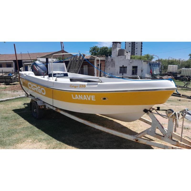 Venta de Lancha de motor con trailer y lona - 3