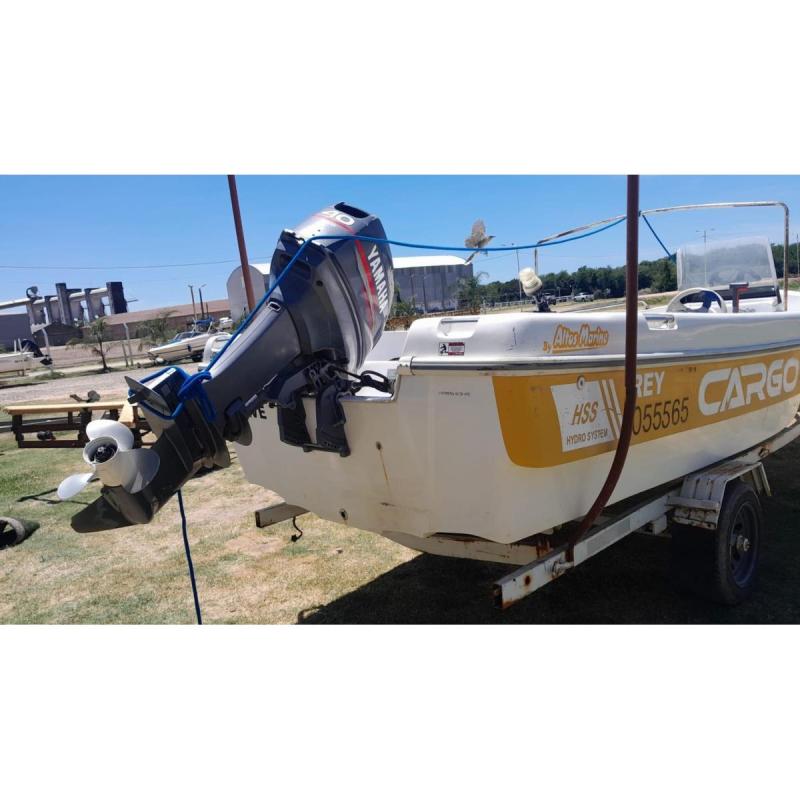 Venta de Lancha de motor con trailer y lona - 5