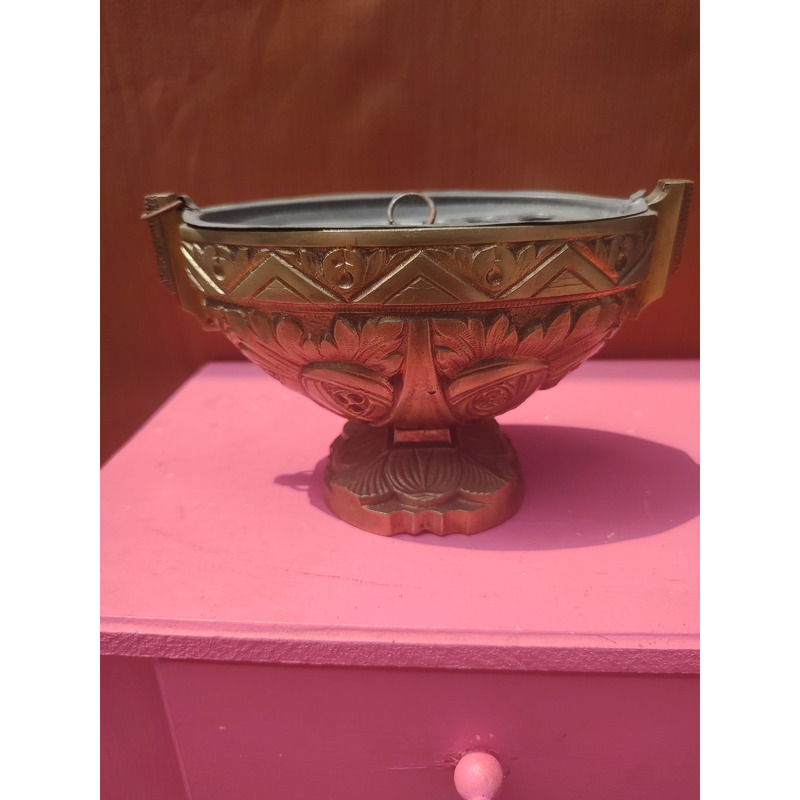 Jazminero bronce macizo art deco