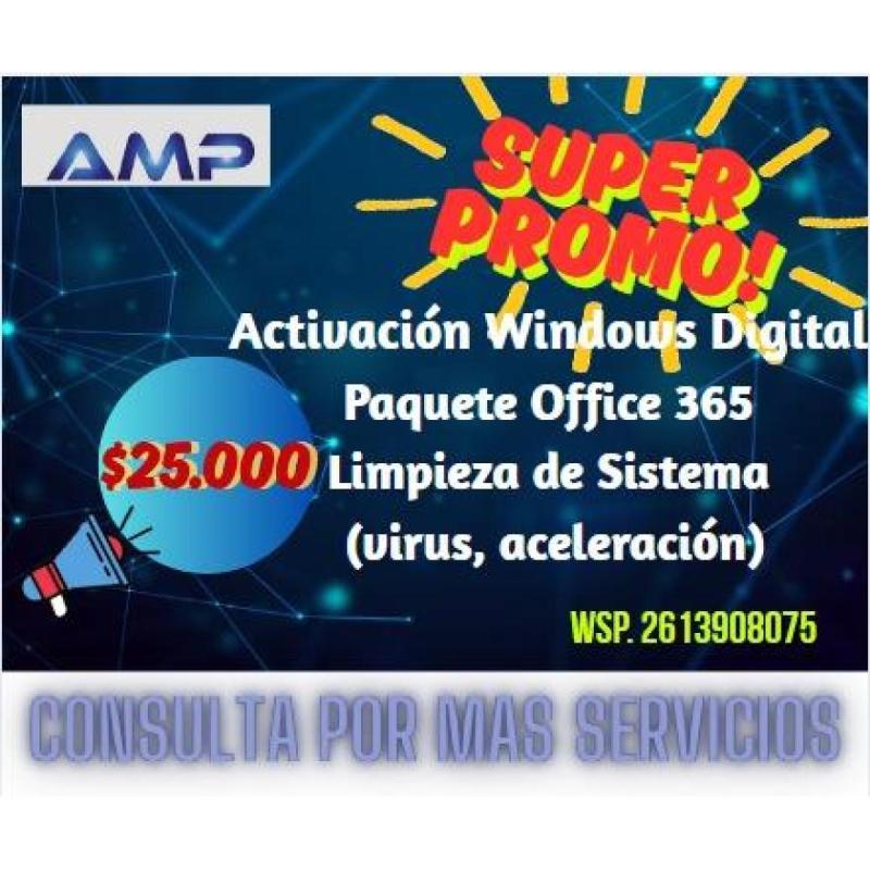 licencia de windows digital y office 365