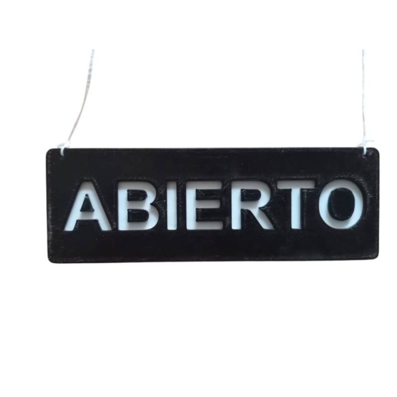 Carteles de abierto y cerrado