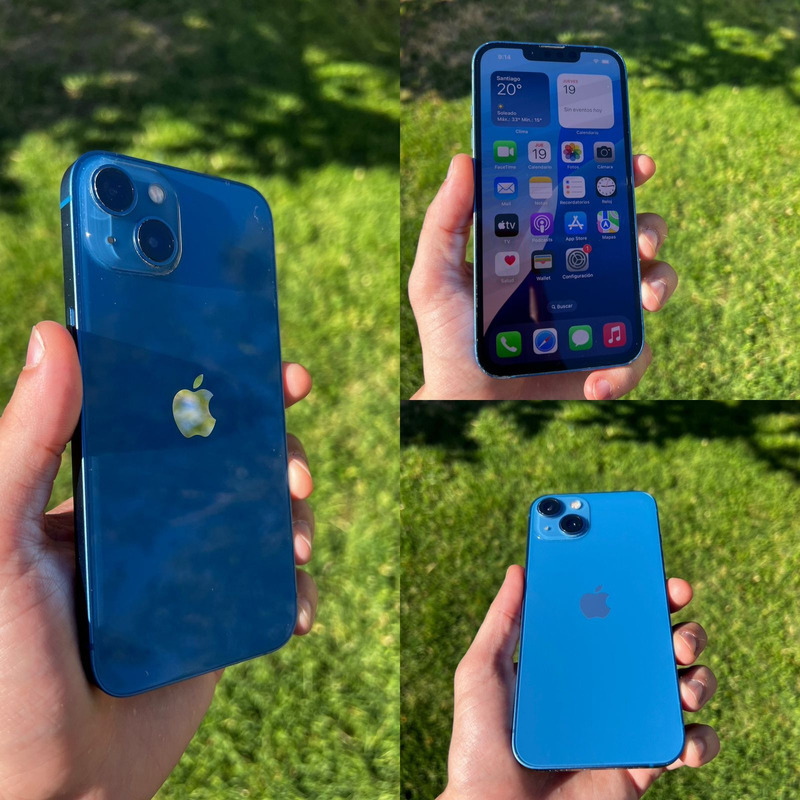 iPhone 13 - Blue - 128gb - 86% Condición batería - Todo original - Liberado - Garantía escrita (Hago