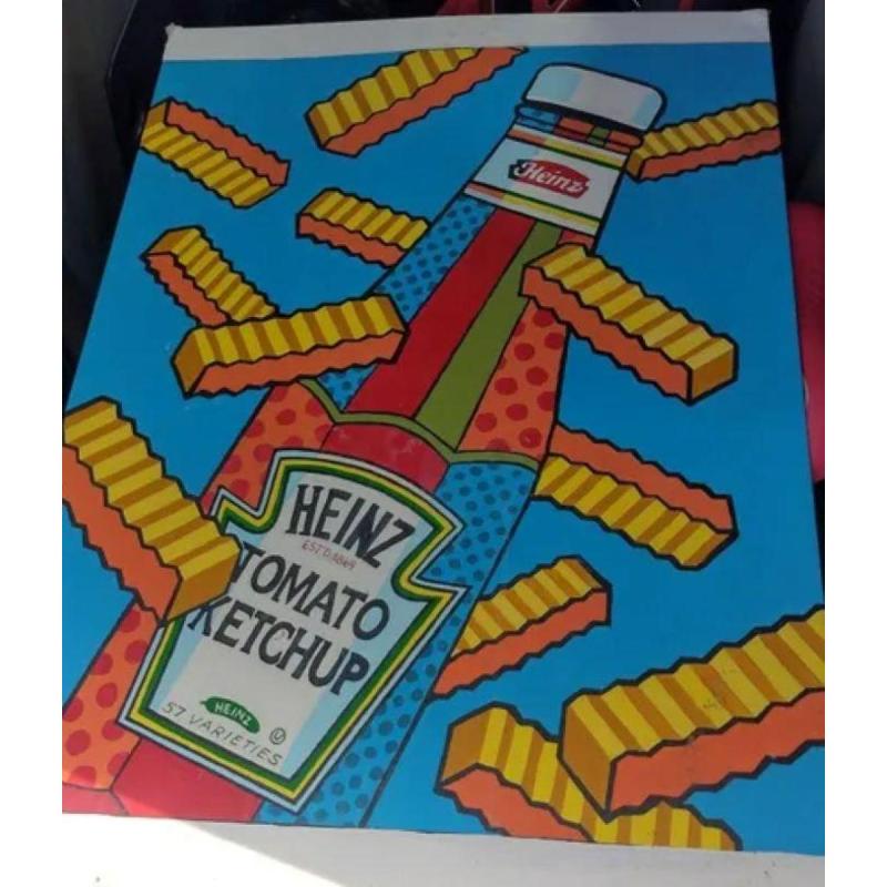 Acrílico sobre cartón entelado Basado en un print de Ron Magnes