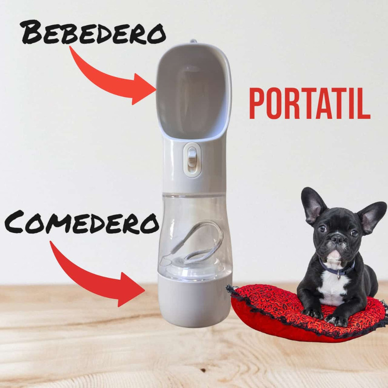 Portátil, Práctico y Elegante: El Bebedero-Comedero Ideal para tu Mejor Amigo - 2