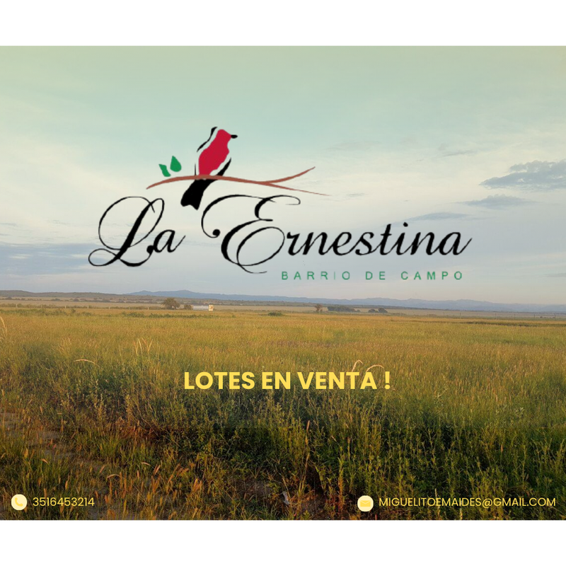 Lotes en "La Ernestina" - Barrio de Campo
