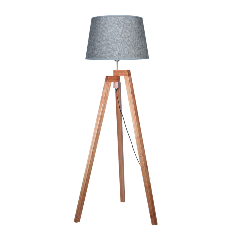 Lámpara de Pie Carilux - Madera Maciza (Lenga, Paraíso, Algarrobo, Roble) - 4