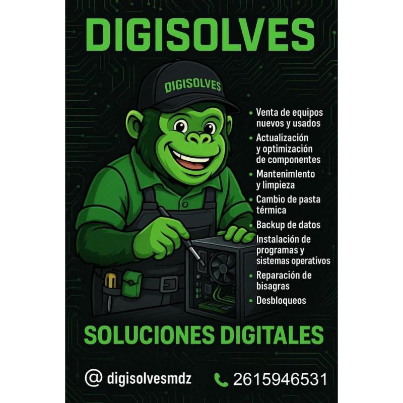 Servicio Técnico especializado en computadoras, notebooks y all in one.