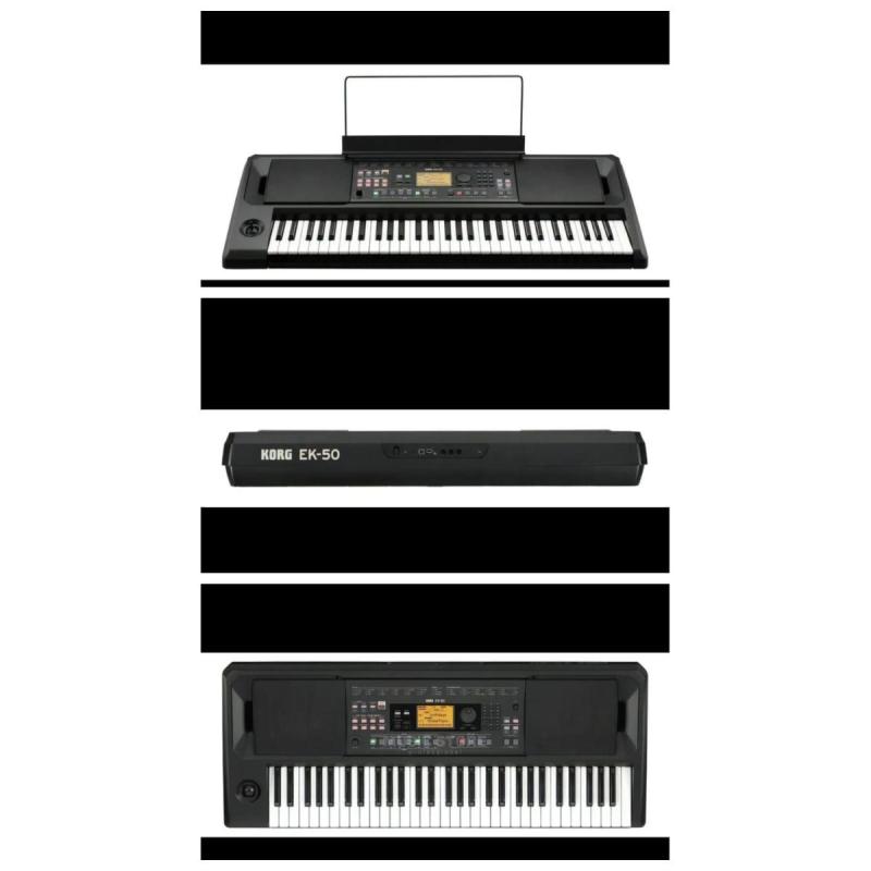 Vendo teclado Korg K50 en su caja original, con soporte y funda incluidos. Excelente estado y listo