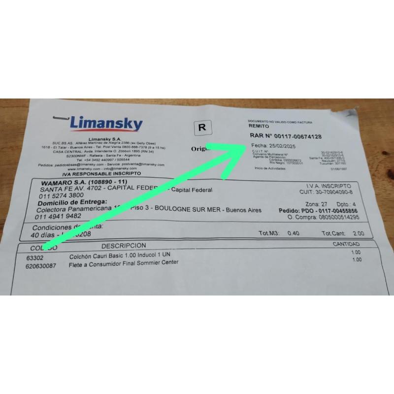 Colchón - Resorte "Inducol" de 1 1/2 (CASI NUEVO) impecable con recibo de fecha de compra febrero - 5