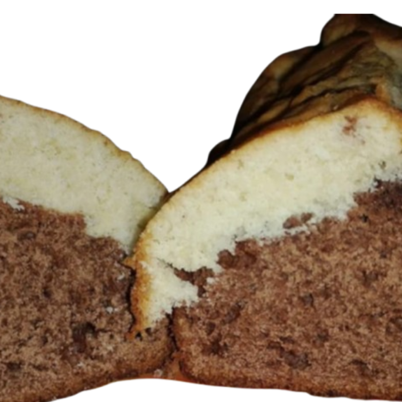 Budín totalmente marmolado  casero y artesanal  500 gr