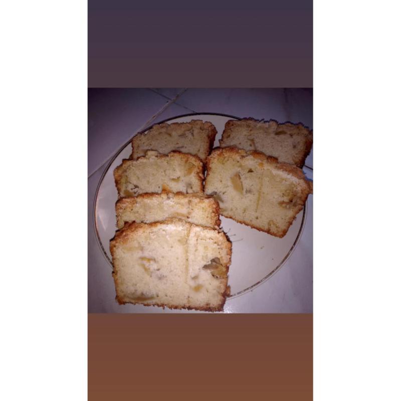 Budín totalmente casero de manzana y canela con Streusel - 3