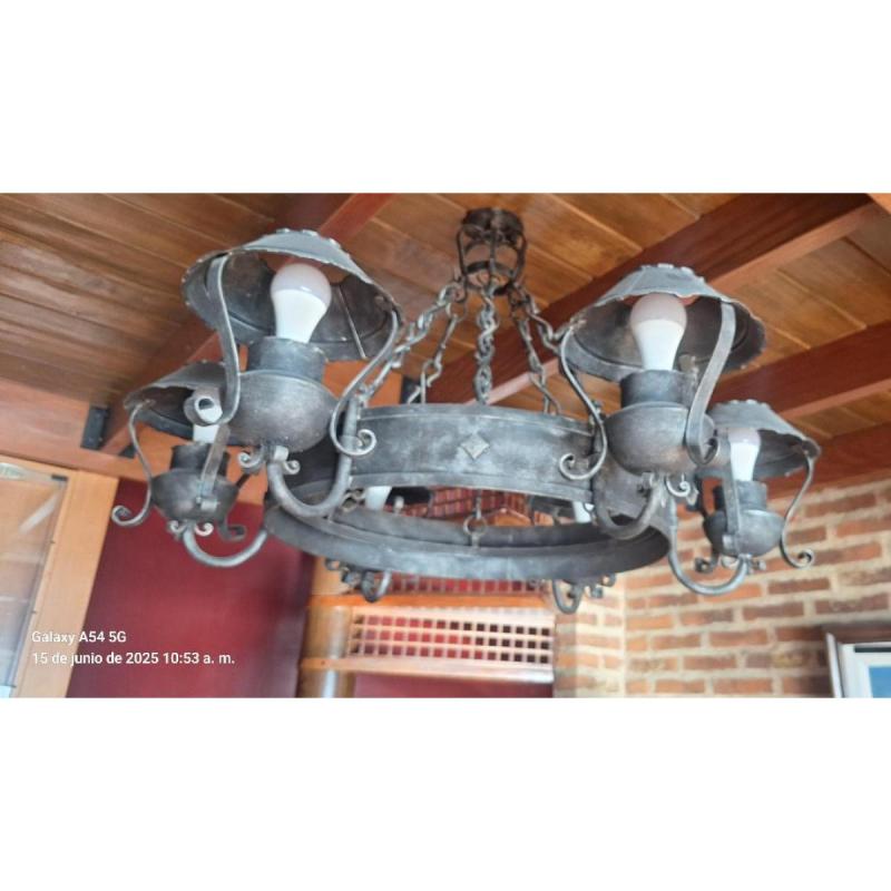 Araña de Hierro forjado artesanal