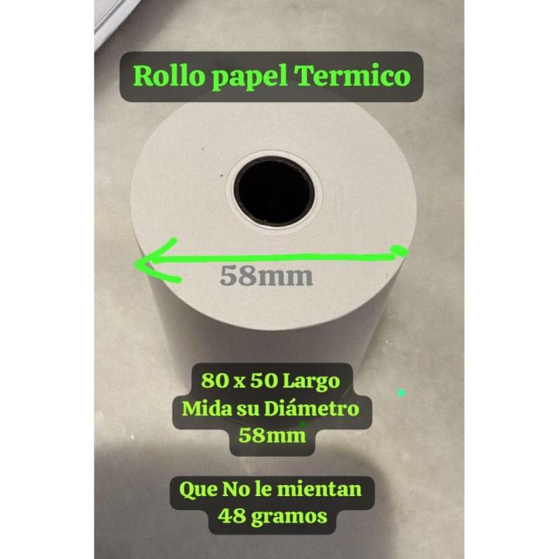 Rollos papel Tiket térmico 80x50 fabricación - 5