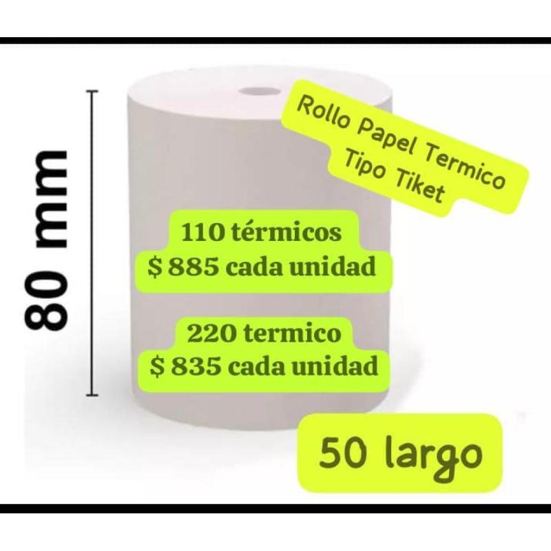 Rollos papel Tiket térmico 80x50 fabricación - 6