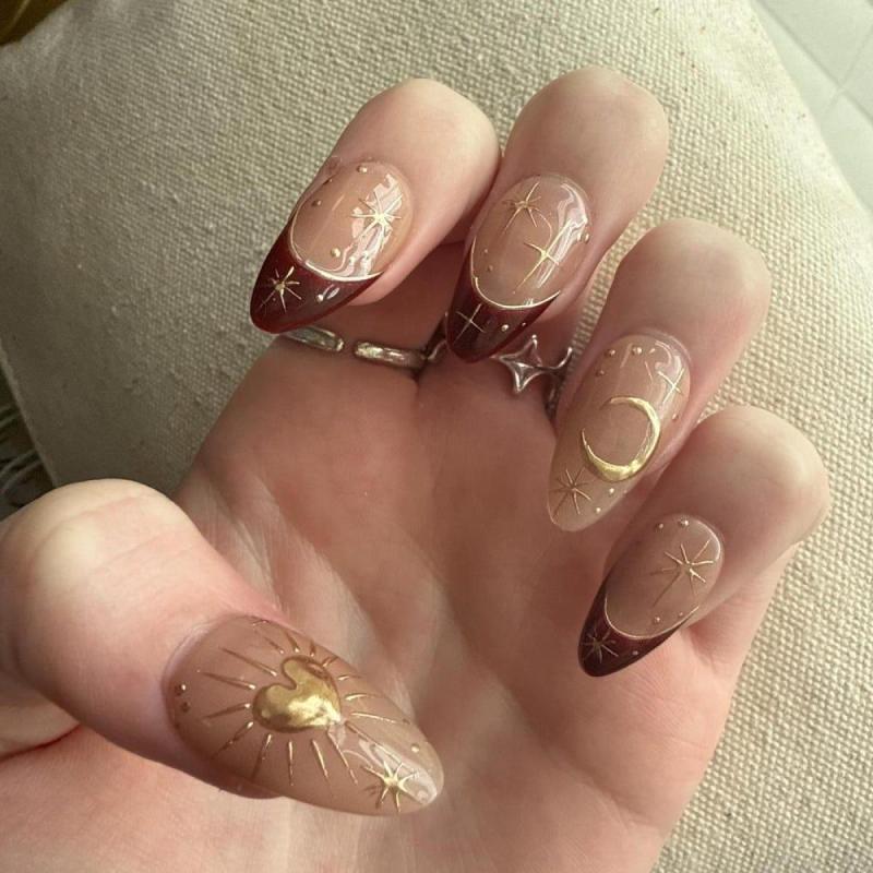 Uñas press on personalizadas 🌺🌸♥️ - 3