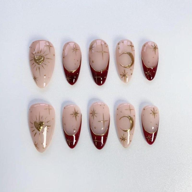 Uñas press on personalizadas 🌺🌸♥️ - 5