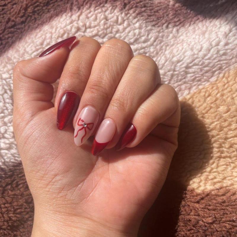 Uñas press on personalizadas 🌺🌸♥️ - 6