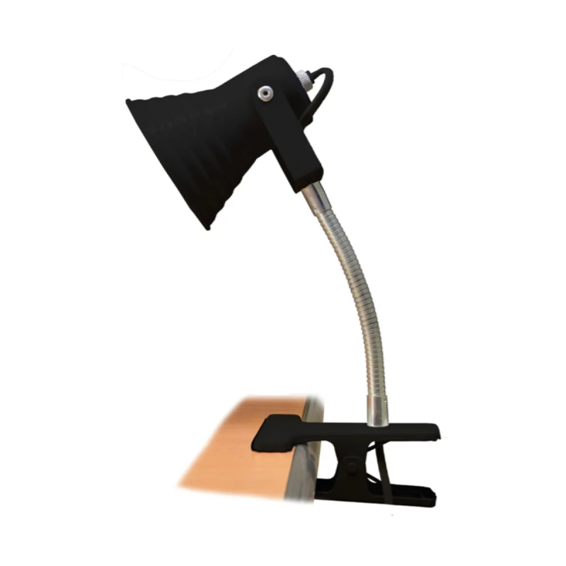 Spot Pinza con Brazo Flexible de Chapa | E27 Cerámica y Cabezal 360° - 4