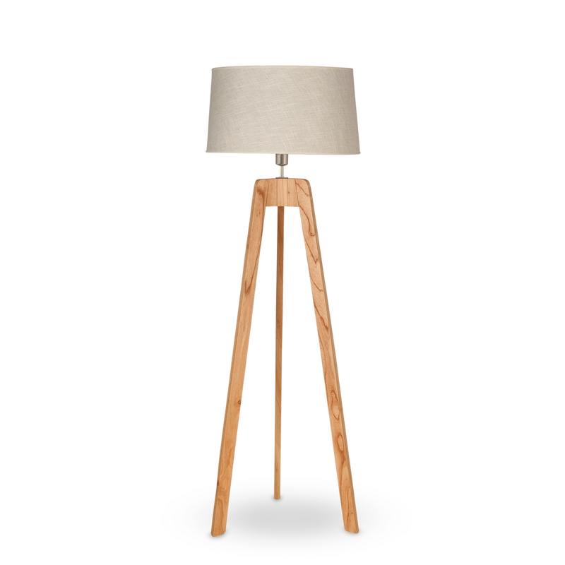 Lámpara de Pie Carilux - Madera Maciza (Lenga, Paraíso, Algarrobo, Roble) - 5