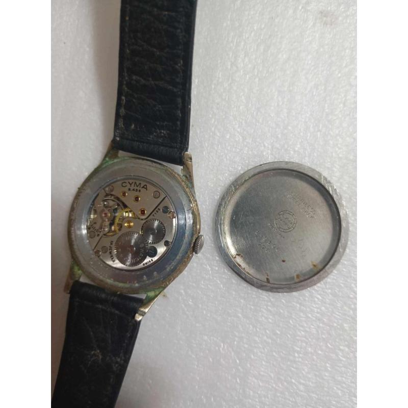 Reloj de hombre Cyma a cuerda años 1950.funcionando