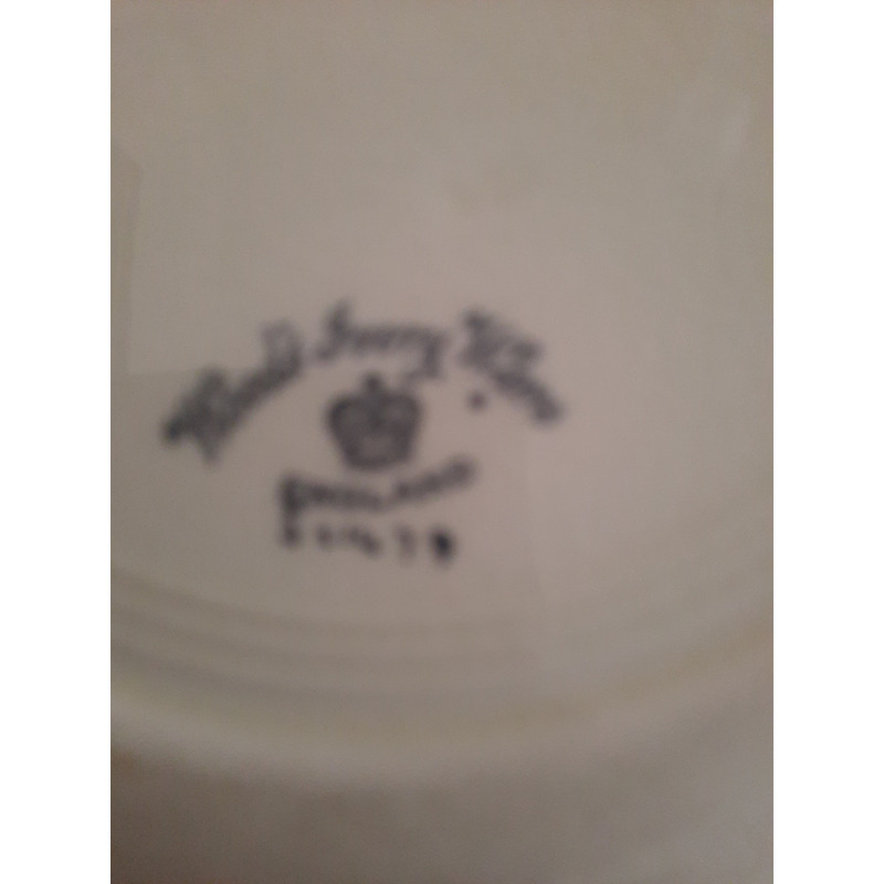 Antiguo plato de decoracion de porcelana inglesa