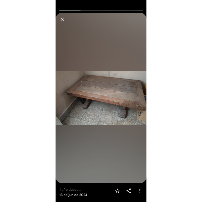 Mesa ratona de algarrobo