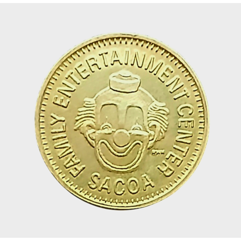 6 Antiguas Monedas / Fichas / Tokens de Juego Sacoa, Vintage