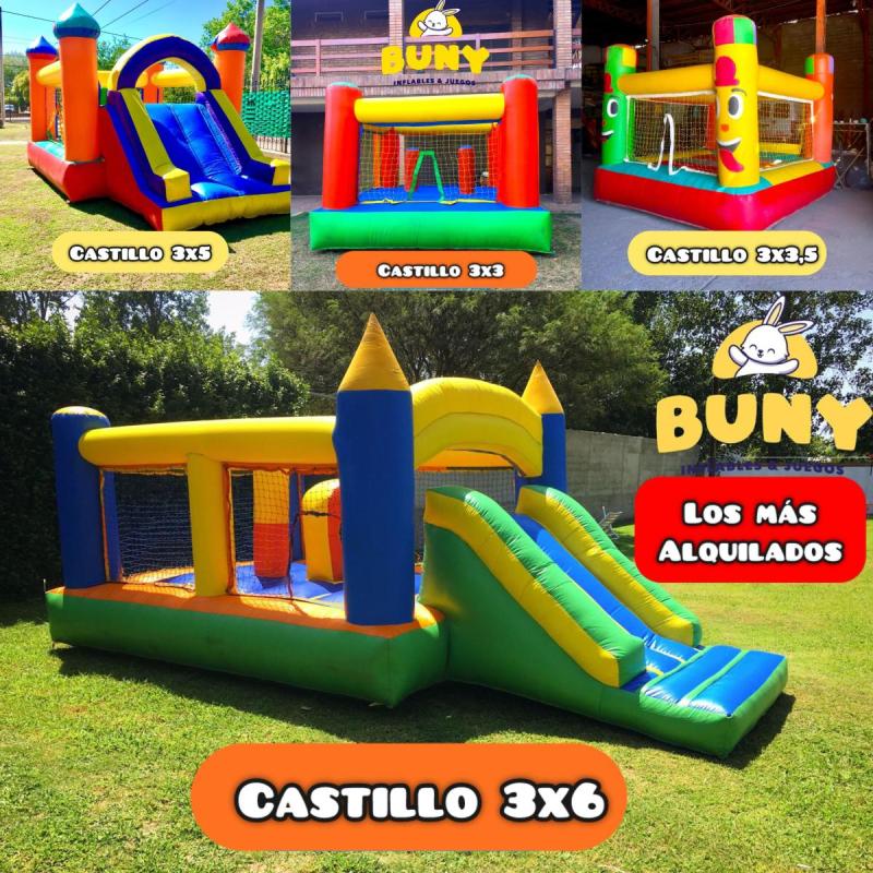 Alquiler de castillos inflables y combos