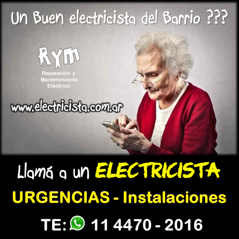 Electricista urgencias reparaciones instalaciones mantenimiento