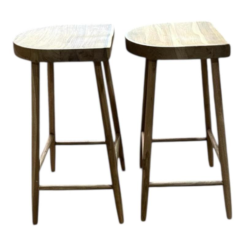 Banquetas Bosco en madera maciza petiribi (siente la diferencia)