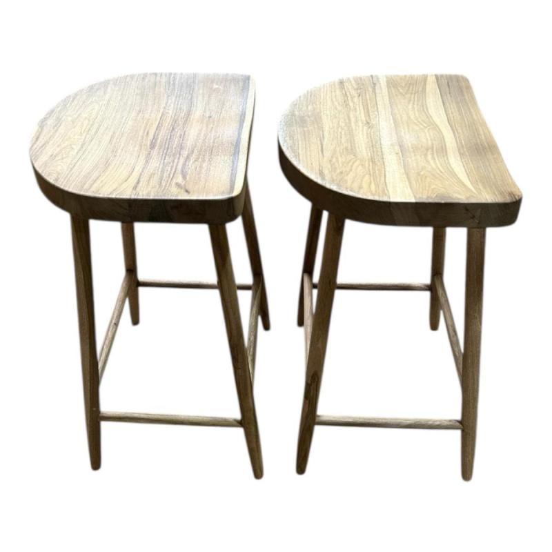 Banquetas Bosco en madera maciza petiribi (siente la diferencia) - 2
