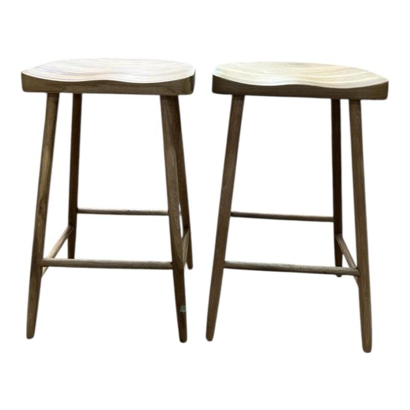 Banquetas Bosco en madera maciza petiribi (siente la diferencia) - 3