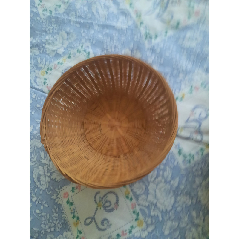 Paneras de mimbre y madera nuevas sin uso - 2