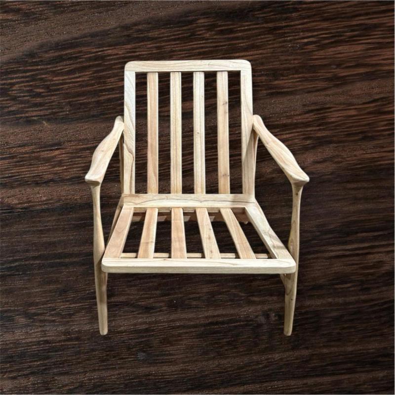 Sillon Escandinavo madera paraiso de 1 cuerpo sin almohadones