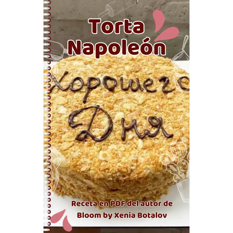 Napoleón casero – receta con masa crocante y dos tipos de crema