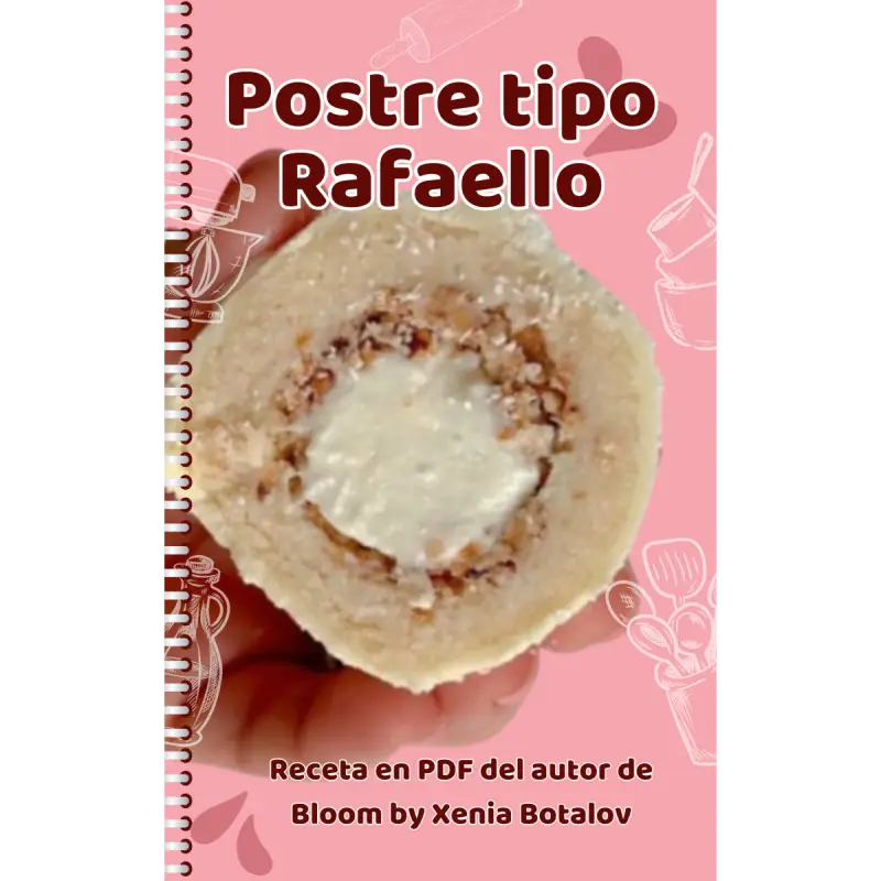 Receta original: Mini postre tipo Cake Pop “Rafaello” casero