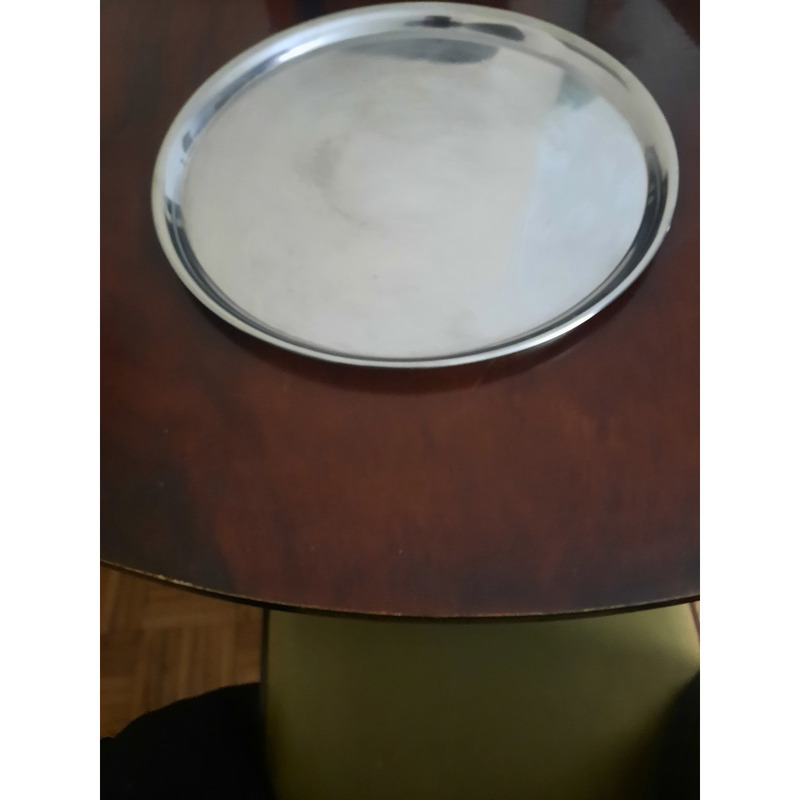 Bandeja redonda de acero inoxidable de primera de buen espesor