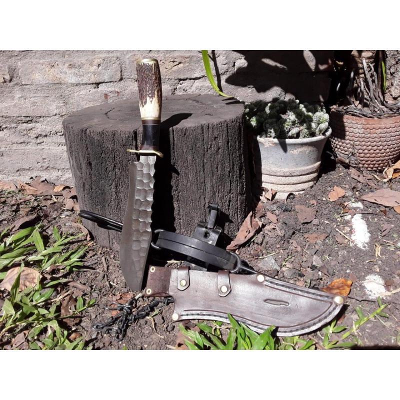 Combo cuchillo Cazador Primitivo y trampera. - 2