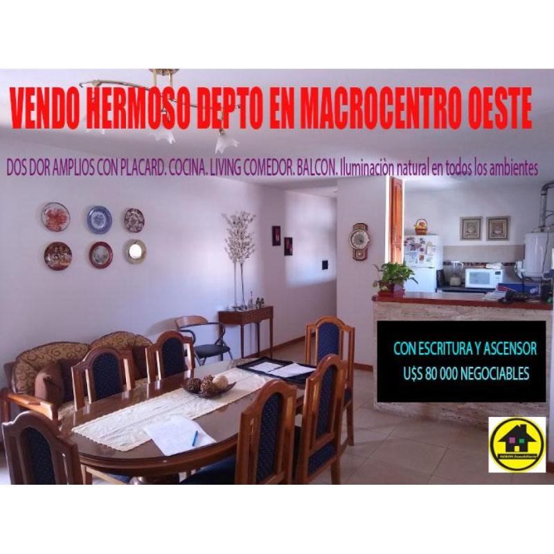 Vendo depto en macrocentro oeste