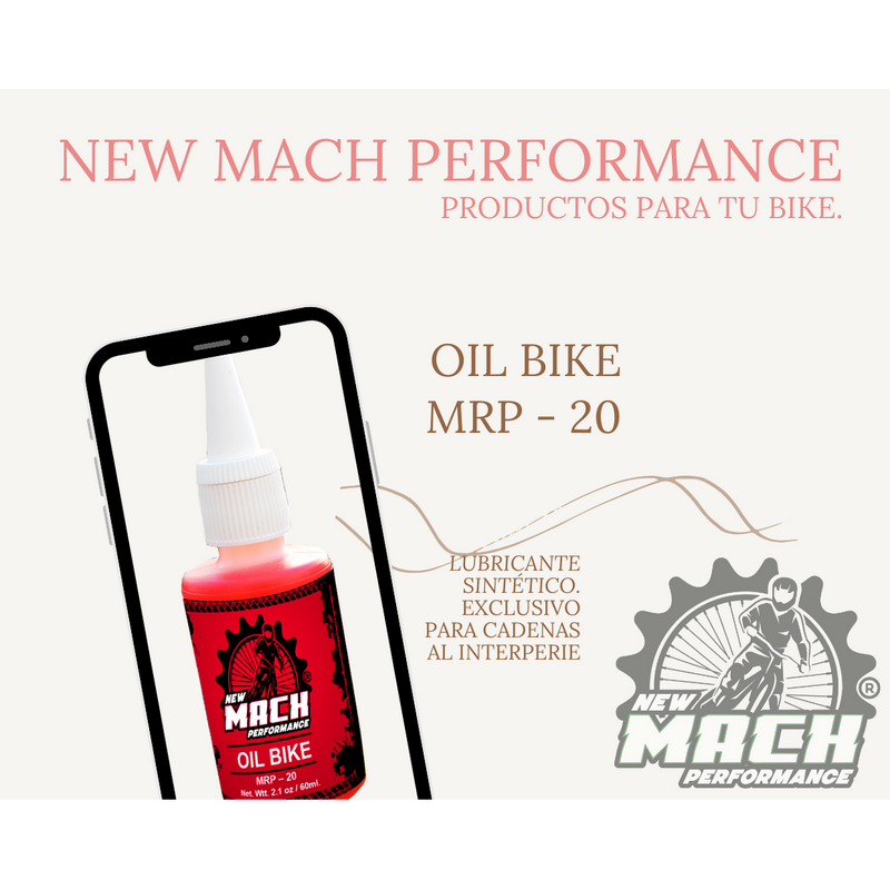 Lubricante Sintético. 60 ml. Para Bikes.