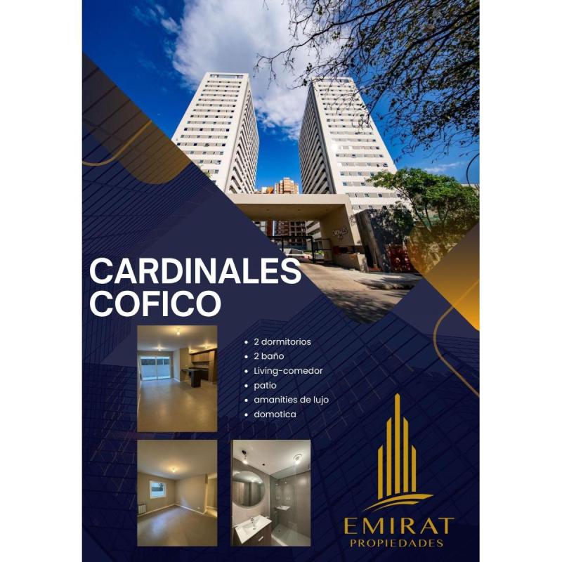 Vendo Departamento Dos Dorm. en Cardinales Cofico