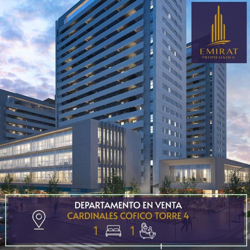 Vendo departamento de un dormitorio en cardinales cofico