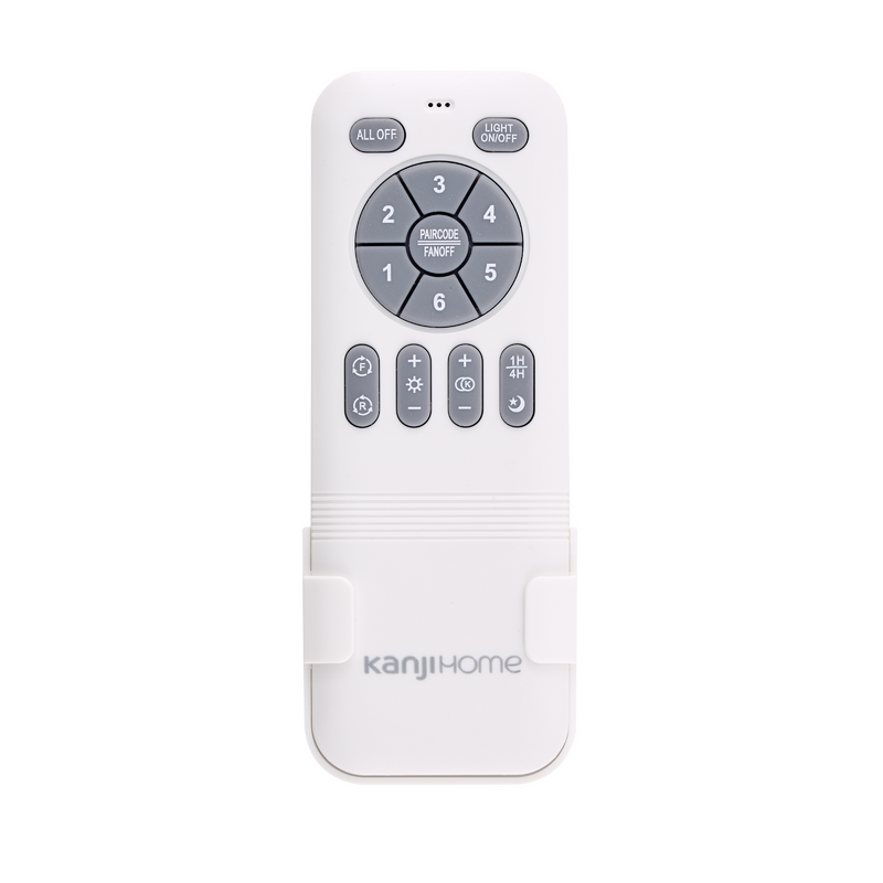 Ventilador De Techo Kanji Retráctil Blanco o Plateado 4 Aspas 6 Velocidades - 3