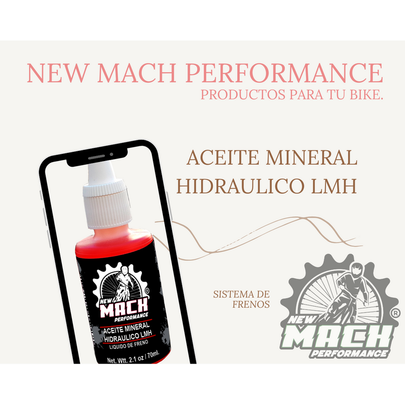 Aceite Hidráulico de última Generación. 70 ml. Para Bikes.