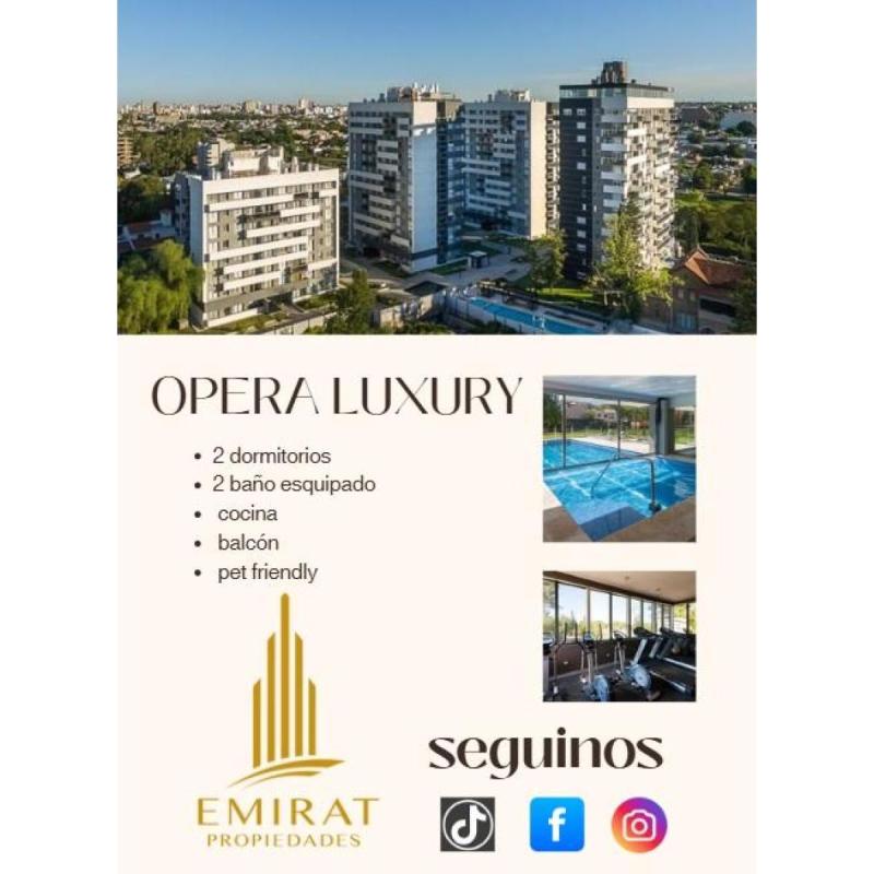 Vendo departamento dos dormitorios en opera luxury