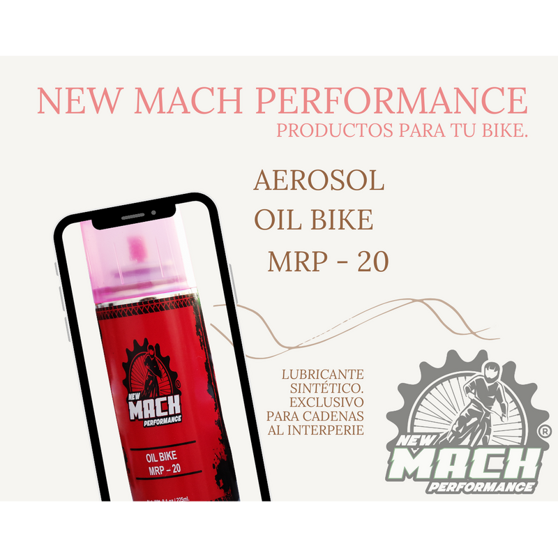 Lubricante Sintético en Aerosol. 225 ml. Para Bikes.